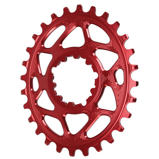 absoluteBLACK Spiderless GXP (Boost/3mm) DM Oval chainring, 28T - red