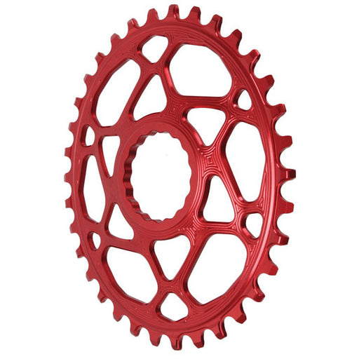 absoluteBLACK Spiderless Cinch DM Oval Boost chainring, 34T - red