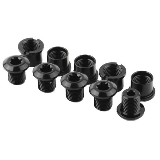 absoluteBLACK T-30 Chainring bolt set - 5x Long bolts and nuts