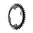 absoluteBLACK Apex 1 Oval Traction Chainring, 42T - Black