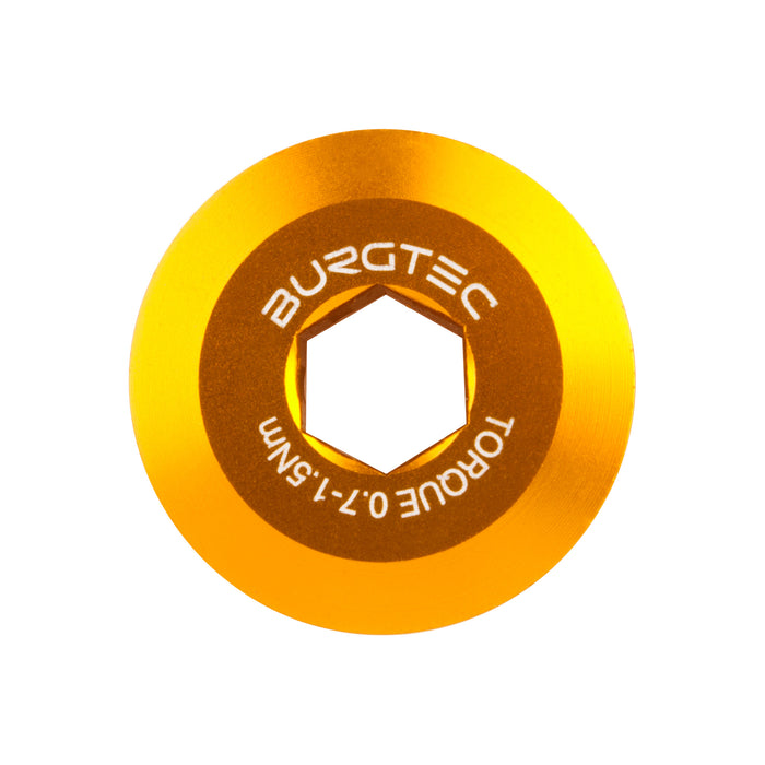Burgtec Compatible with Shimano Crank Bolt - Bullion Gold