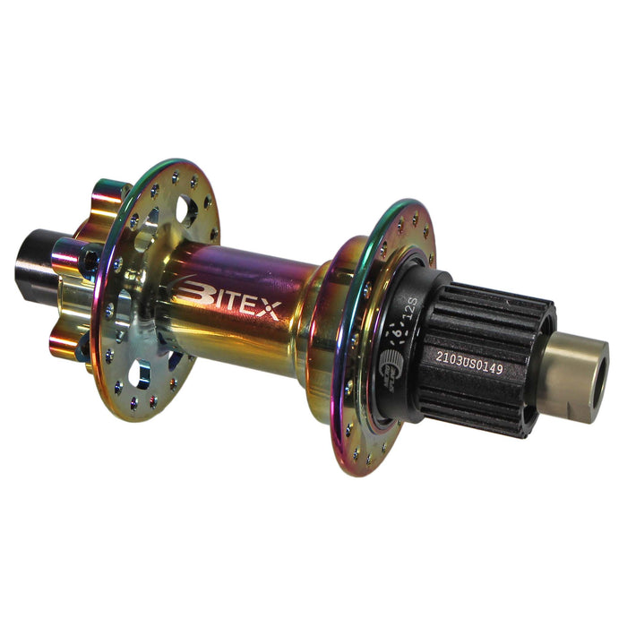 Bitex BX211R Disc Hub Rear, 12x148 Boost,(Microspline 12 spd), 32h, OilSlick