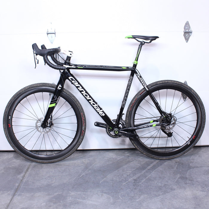 Cannondale SuperX Hi-Mod Disc Rival Zipp 54cm Black/Green Bike Used - BK1960