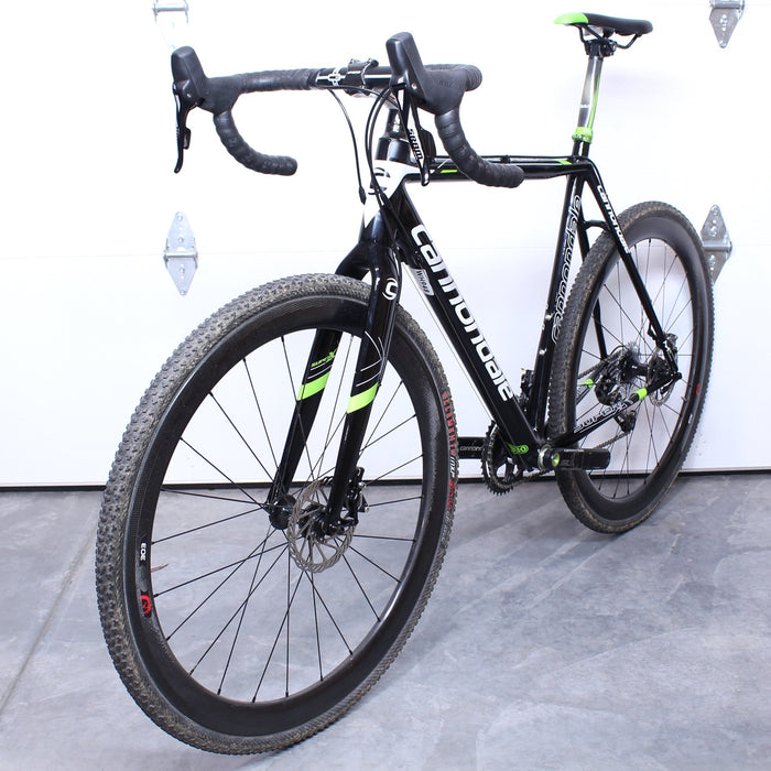 Cannondale SuperX Hi-Mod Disc Rival Zipp 54cm Black/Green Bike Used - BK1960