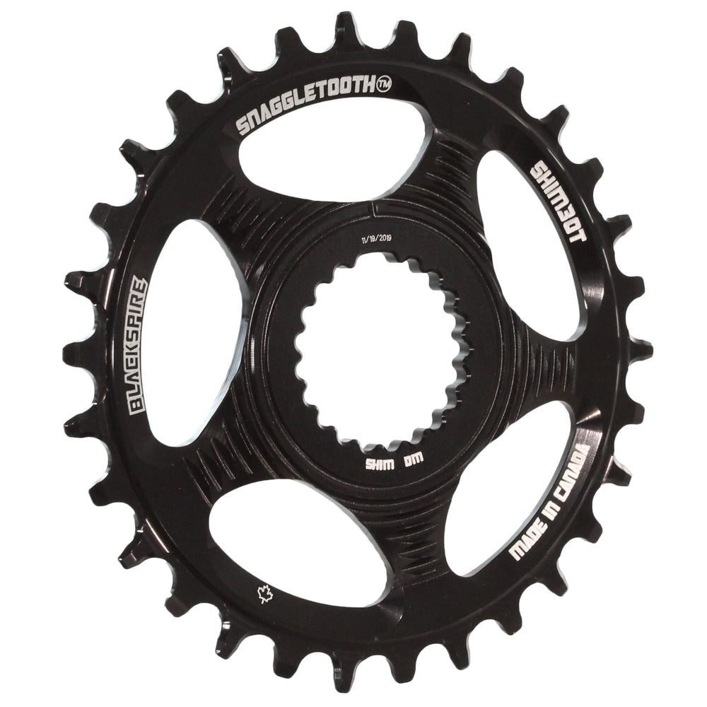 Blackspire Snaggletooth Compatible with Shimano DM NW Chainring, 30T - Black