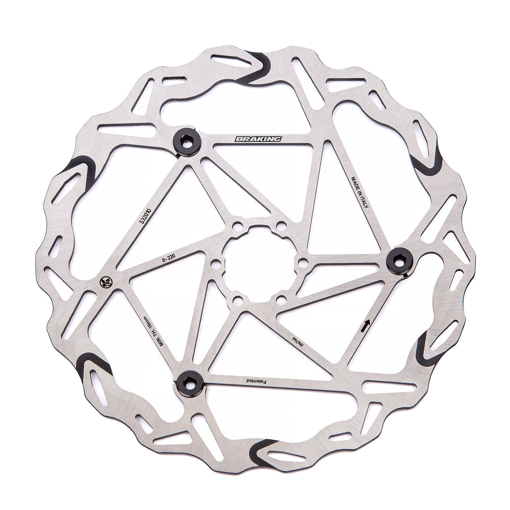 Braking Italy Disc Rotors, S3 Batfly Semi-Floating - 220mm