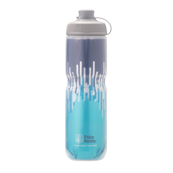 Polar Bottle Muck Insulated Water Bottle , 24oz - Zipper Blue