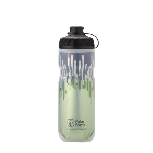 Polar Bottle Muck Insulated Water Bottle , 20oz -Zipper Moss/Desert