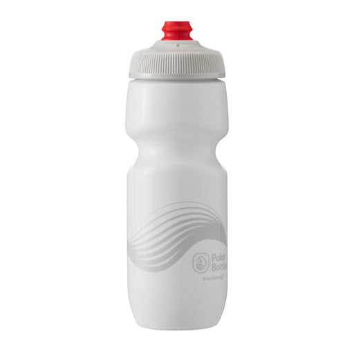 Polar Bottle Breakaway Water Bottle, 24oz - Wave Ivory/Silver