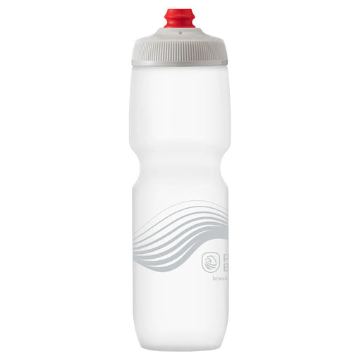 Polar Bottle Breakaway Water Bottle, 30oz - White/Silver