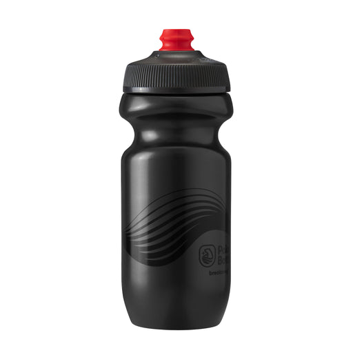Polar Bottle Breakaway Water Bottle, 20oz - Wave Charcoal/Black