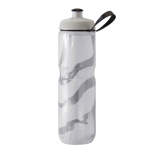 Polar Bottle Sport Insulated Bottle, 24oz - Contender White/Silver