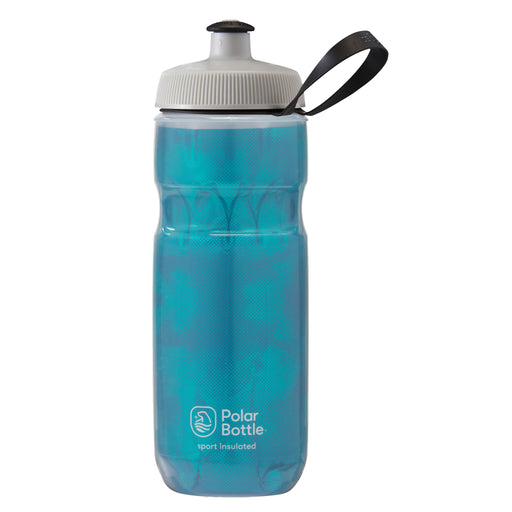 Polar Bottle Sport Insulated Bottle, 20oz- Fly Dye Aquamarine