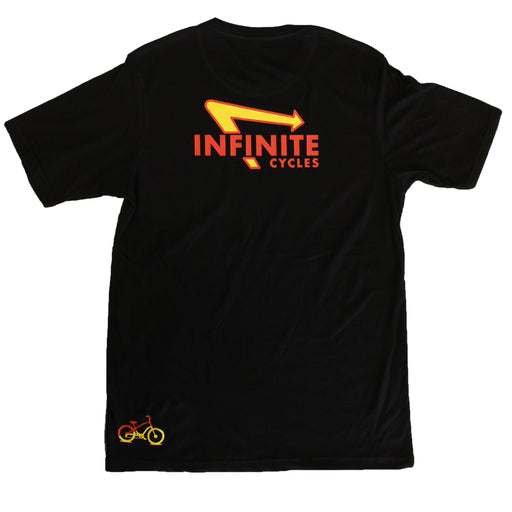 Infinite Cycles Burger Joint Bike T-Shirt Black XXL