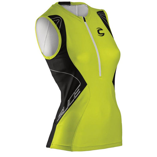 Cannondale Women's Slice Tri Jersey -Extra Small - Green - 2F180XS/AGN