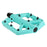 Crank Brothers Stamp 1 Small Platform Pedals, Turquoise