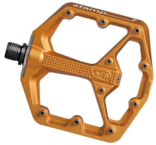 Crank Brothers Stamp 7 Small Platform Pedals, Orange