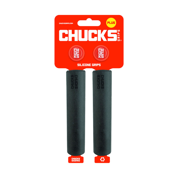 Chucks Grips Plus Grips 130mm x 27.5mm, Black