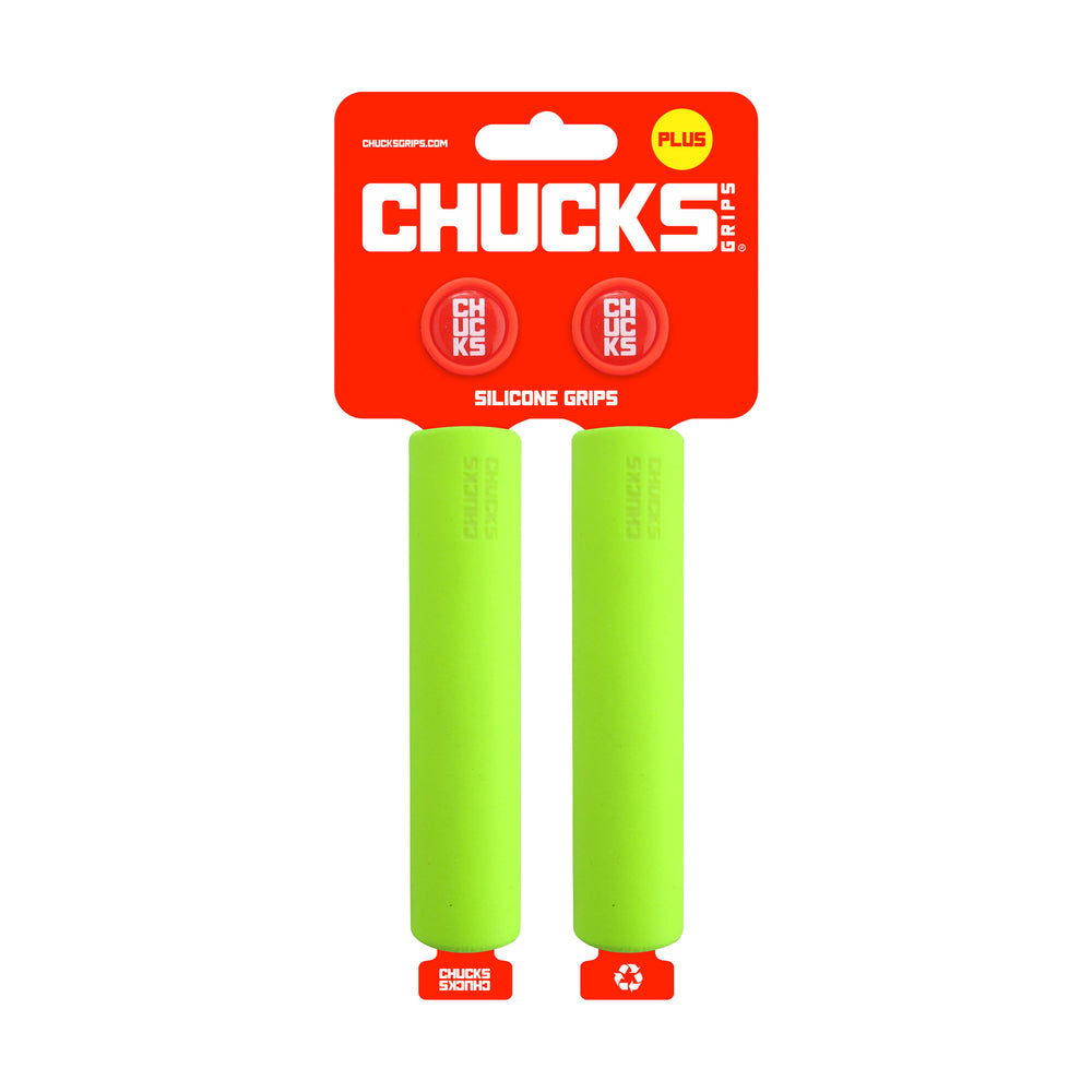 Chucks Grips Plus Grips 130mm x 27.5mm, Neon Yellow