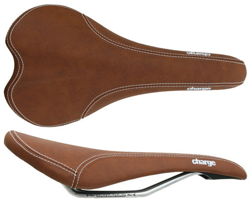 Charge Bikes Spoon saddle, CrMo - dark brown