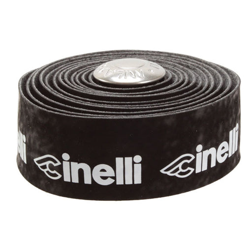 Cinelli Cinelli Logo Velvet handlebar tape - blk/wht logo