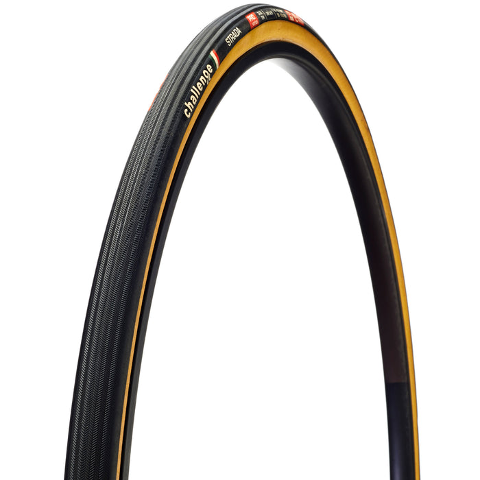 Challenge Tire Strada Pro Tubular tire, 700x25c black/tan