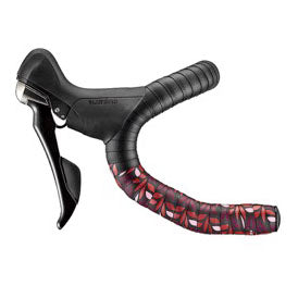 Ciclovation Leather Touch Handlebar Tape, Rainforest Flower w/Blk
