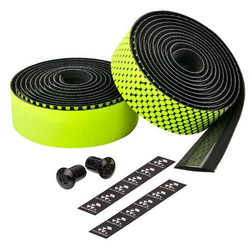 Ciclovation Leather Touch Handlebar Tape, Fusion Neon Yellow