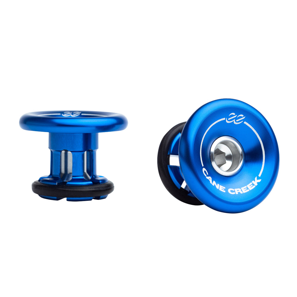 Cane Creek ee BarKeep Bar End Plugs, Blue Pair