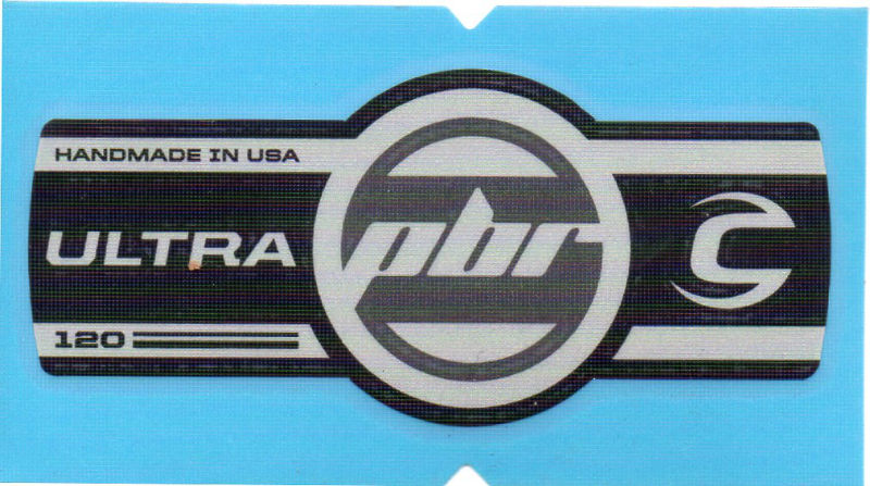 Cannondale Lefty Ultra PBR 120 Band Decal/Sticker Black, silver, grey
