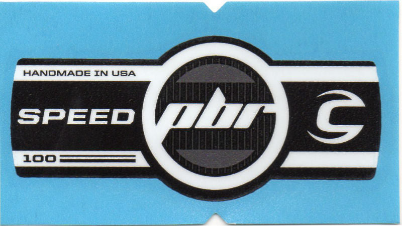 Cannondale Lefty Speed PBR 100 Band Decal/Sticker Black, white, grey