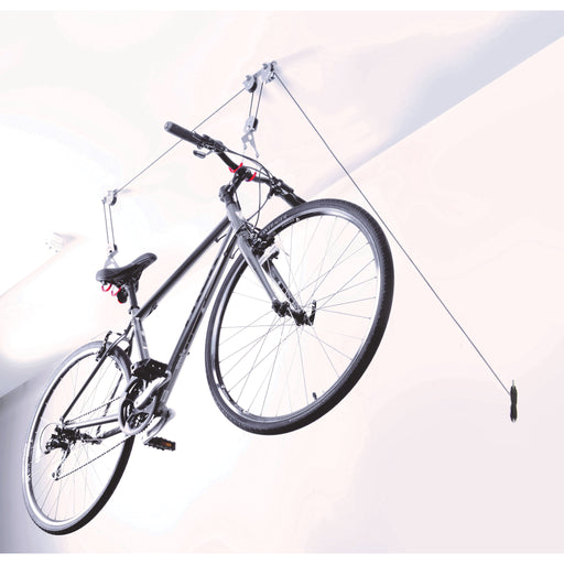 Delta Single Bike Ceiling Hoist with Straps, 1 Bike