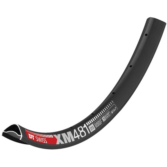 DT-Swiss XM 481 Tubeless Ready 27.5" Disc Rim, 32h - Blk