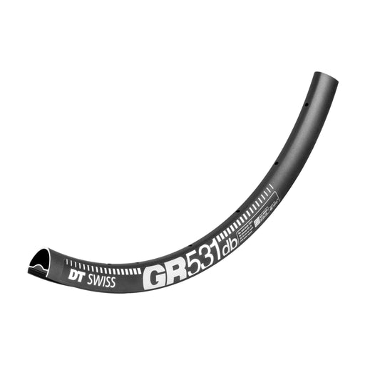 DT-Swiss GR 531 Tubeless Ready 700c Disc Rim, 24h - Blk