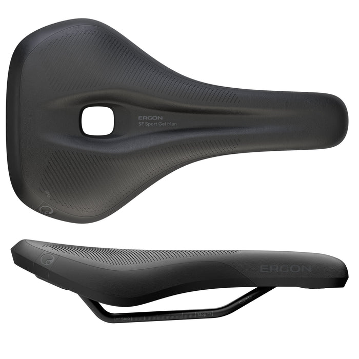 Ergon SF Sport Gel Men's Saddle, Medium/Large - Black