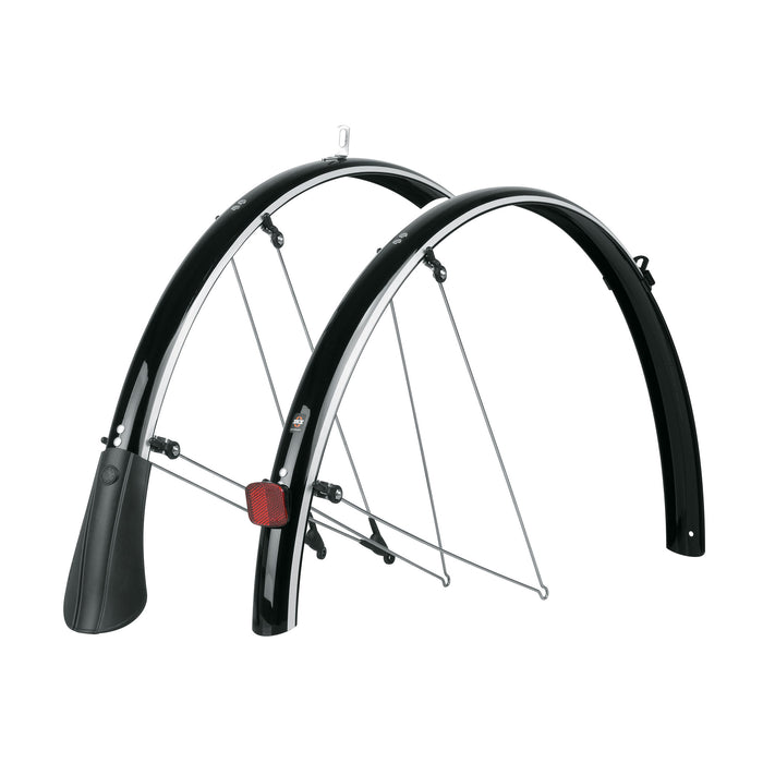 SKS Bluemels Reflective Fender Set, Black/Reflective