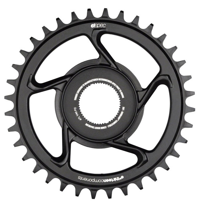 E*thirteen e*spec Aluminum Chainring, Shim EP8/E8000, 36t - Black