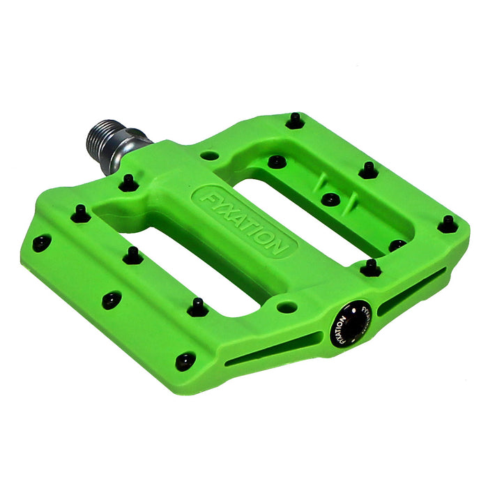 Fyxation Mesa-MP Nylon Platform Pedals, Green