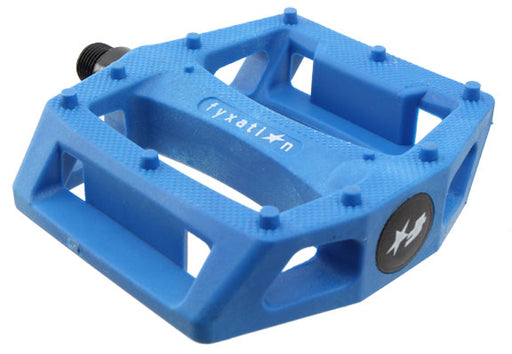 Fyxation Gates nylon platform pedals, blue