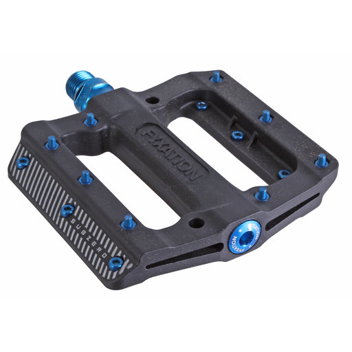 Fyxation Mesa MP subzero platform pedals, black/blue