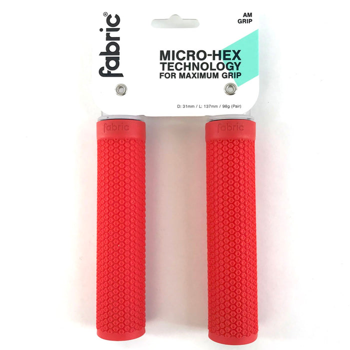 Fabric AM Grips Red for Mountain Bikes FP3358U50OS