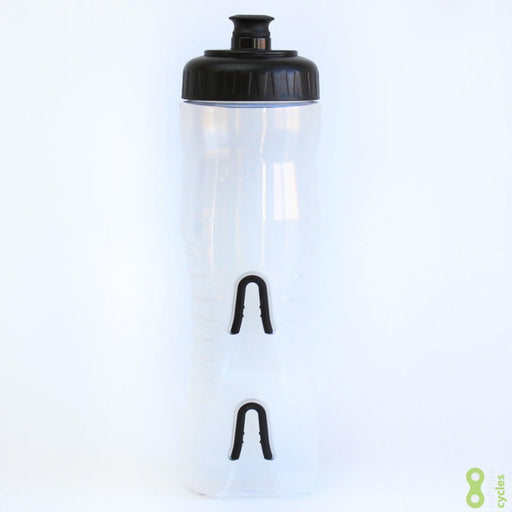 Fabric Cageless Water Bottle 750ml - Clear/Black