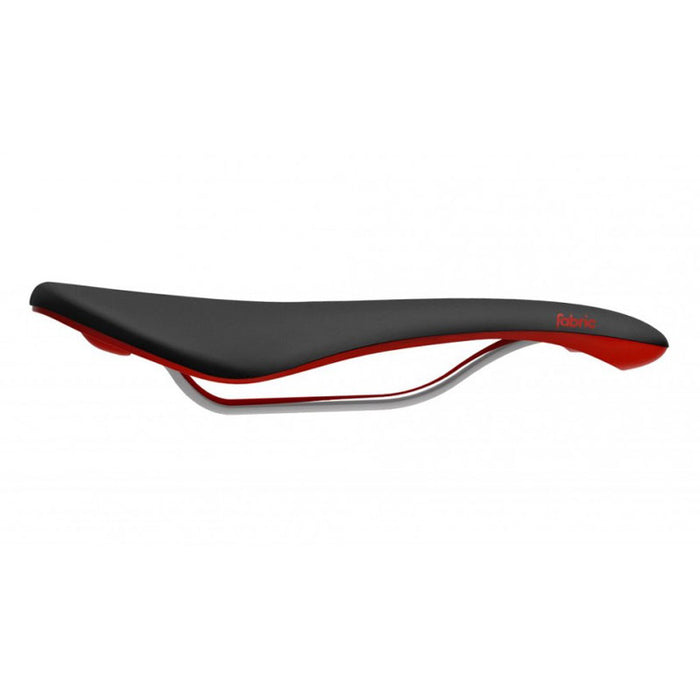 Fabric Scoop Shallow Elite Saddle BLK/RED