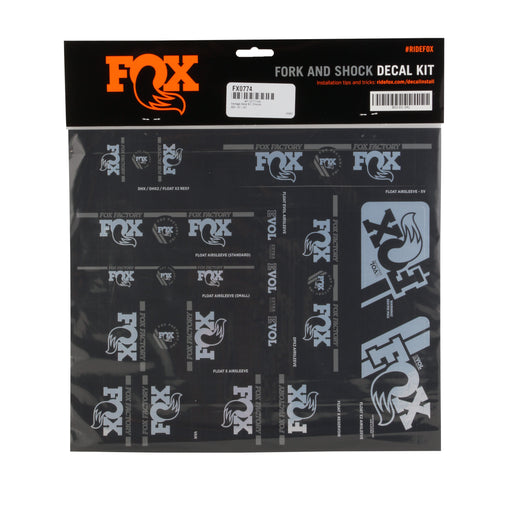Fox Shox Heritage Decal Kit, Chrome 803-01-341