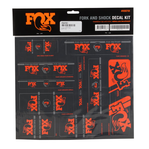 Fox Shox Heritage Decal Kit, Orange 803-01-332