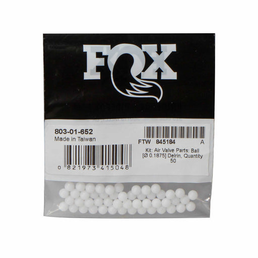 Fox Shox Nitrogen Fill Delrin Ball, 0.1875", bag/50 803-01-652