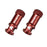 Granite-Design Juicy Nipples Presta Valve Core Tool Cap Set of 2, Red