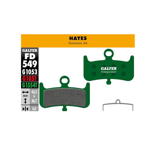 Galfer Disc Pads, Hayes Dominion A4 - Pro