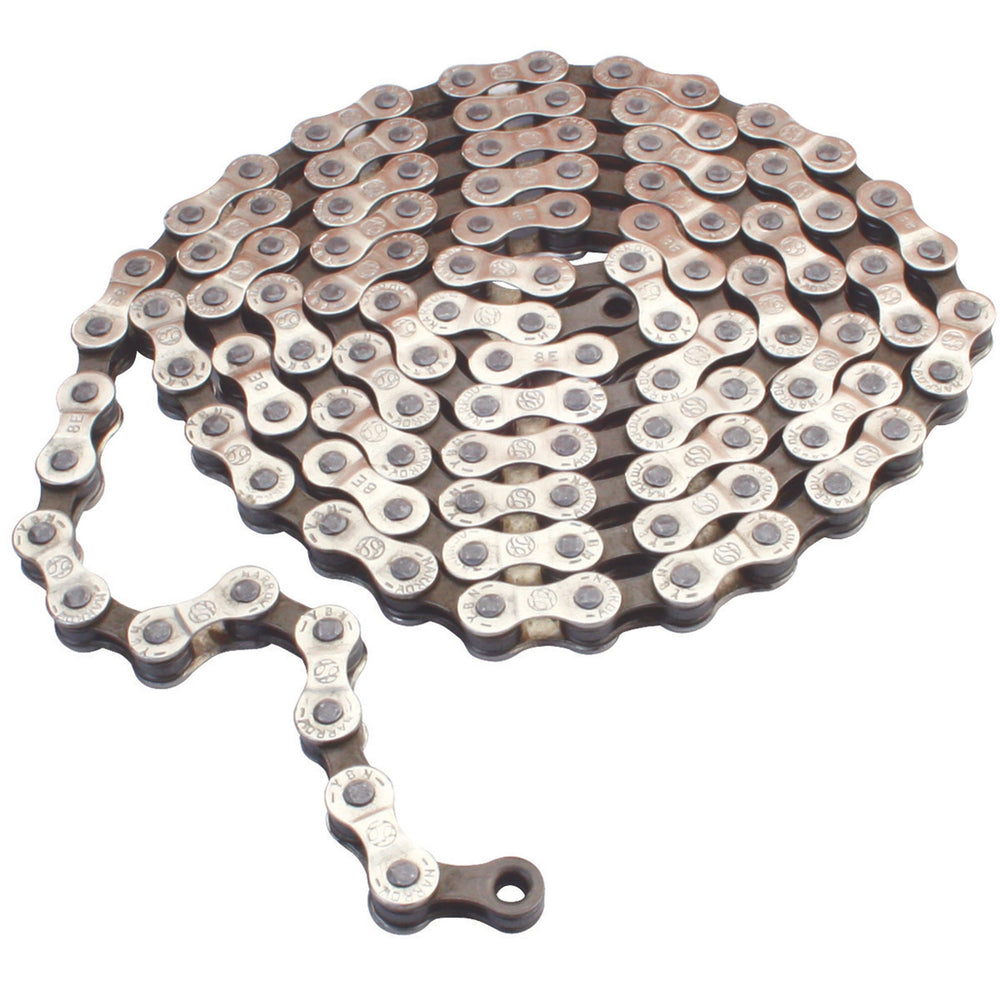 Gusset GS-8 8sp Chain, 3/32" - Silver/Brown