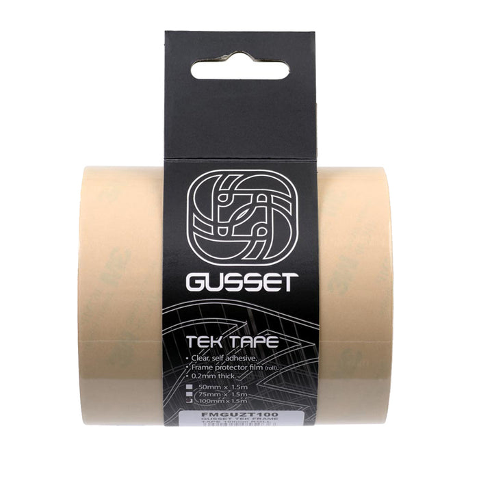 Gusset TEK Frame Protector Tape Roll 100mm x 1.5m, (.2mm) Ea